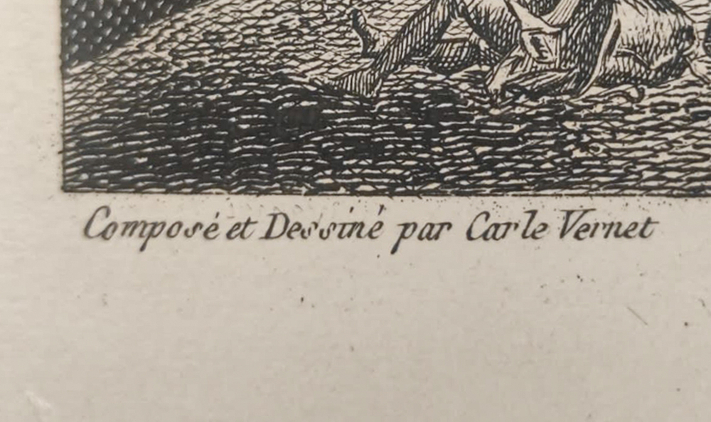 Наполеон. Прохождение горы Сен-Бернар. Гравюра. Париж. 1834