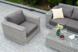 Боно, набор коричневый/соломенный/бежевый/графит, искусственный ротанг