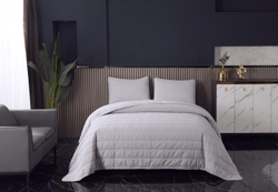 Покрывало 160х220 и наволочка 50х70 Sofi De MarkO Надин серое