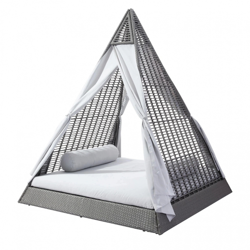 Лаунж-лежак плетеный Tagliamento Modern