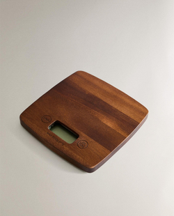 Zara Home Весы кухонные электронные с платформой из акации