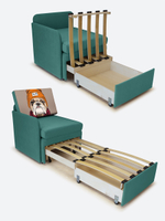 Кресло-кровать "Миник" с правым подлокотником, под правую руку, Бульдог