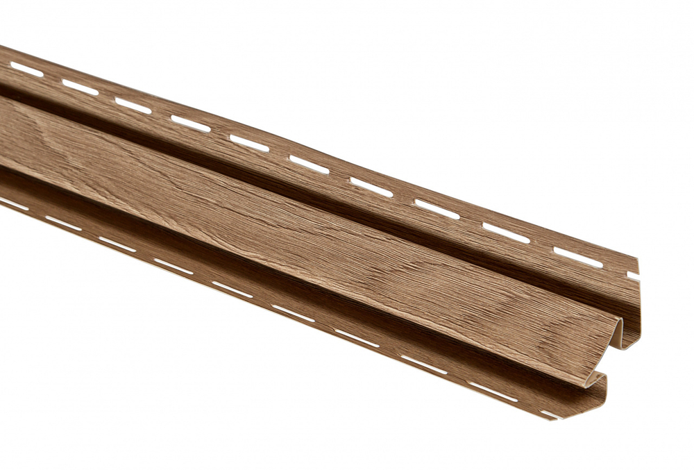 Планка внутренний угол Альта Профиль Blockhouse Люкс К-13 Орех 3м