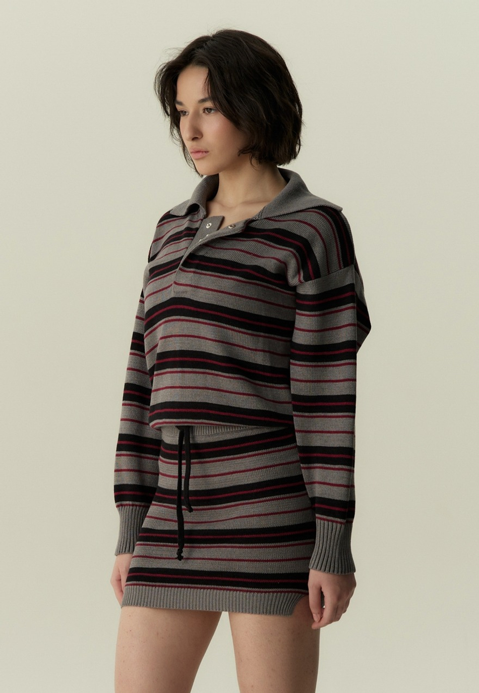 Юбка мини в полоску 1’1’26