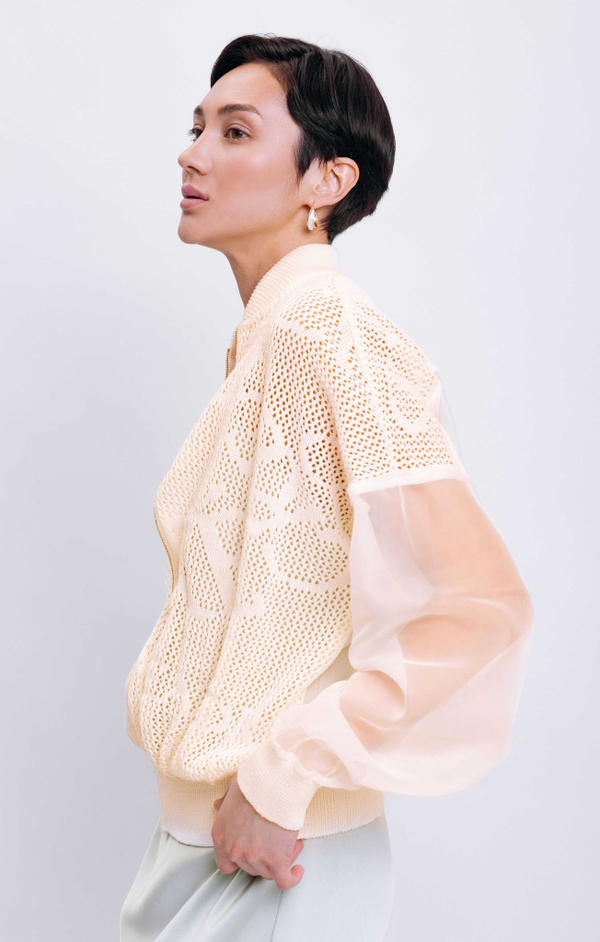 Бомбер из хлопка