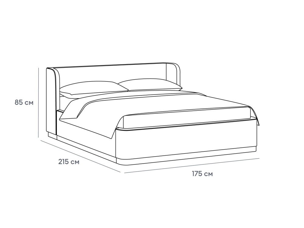 Кровать Vibe 1600