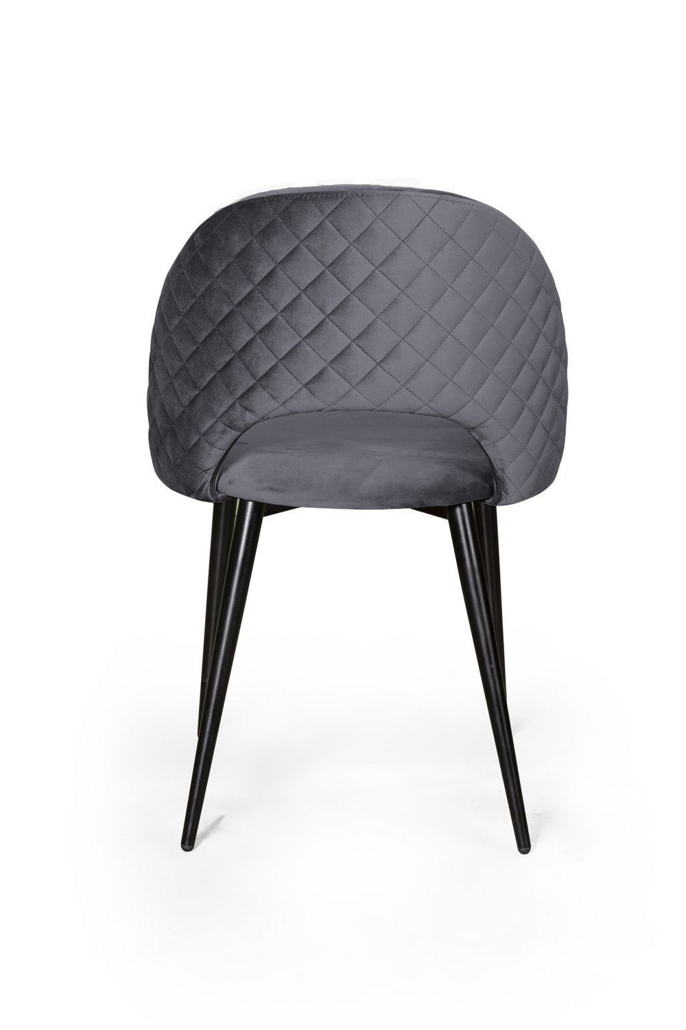 Стул Max ромб, бархат серый 27