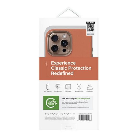 Чехол Uniq Lyden MagSafe для iPhone 16 Pro Max Terracotta (IP6.9P(2024)-LYDMTER)