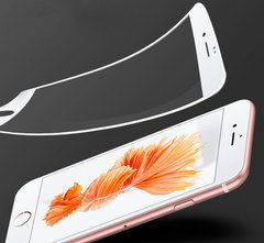 Защитное гибкое стекло  Ceramics Matte Film для iPhone 7 Plus, 8 Plus (Матовое) (Белая рамка)