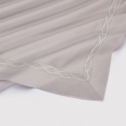 Постельное белье cемейное Сlaire&Caroll Le Fleur серый