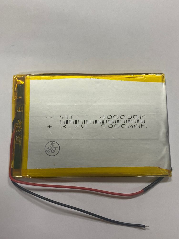 АКБ универсальная 406590p 3,7v Li-Pol 3000 mAh (4*65*90 mm)