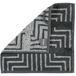 Полотенце 50x100 Cawo Noblesse 1066 Decor Jacquard антрацит