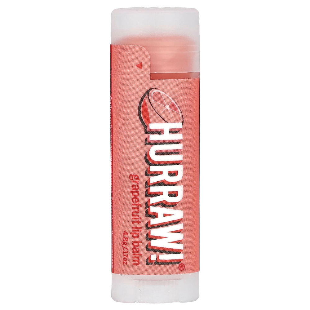 Hurraw! Balm, бальзам для губ, грейпфрут, 4,8 г (0,17 унции)