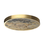 5079/40L L-VISION ODL24 535 зол/серо-бежевый/металл/натур.камень/акрил Настенный светильник с переключ.цветов.темпер. LED 40W 3000К/4000K/6000K BERGI