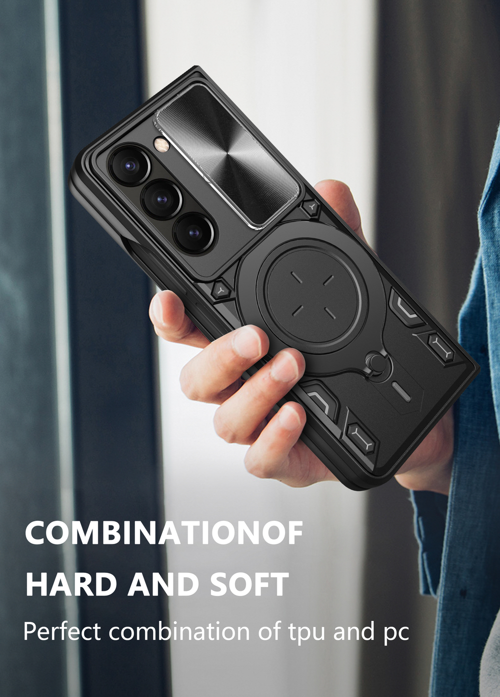 Чехол с кольцом Big Ring Case для Samsung Galaxy Z Fold 6