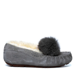 Мокасины Dakota Pom Pom New Grey