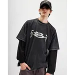 Футболка SoWhat? Head из плотного хлопка темно-серая