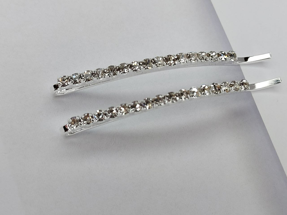 Заколки. Невидимка со стразами.