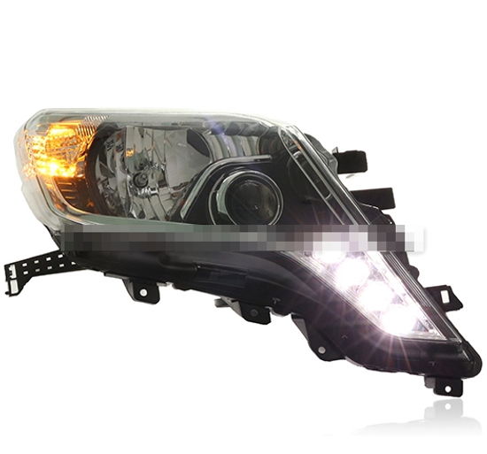 Передние фары Тойота Ленд Крузер Прадо 150 2013-2017 V5 Type [Комплект Л+П; LED ходовые огни; электрокорректор; LED линза]