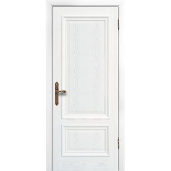 Межкомнатная дверь шпонированная Дворецкий Парма ясень карамельный глухая