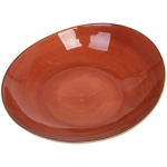 Тарелка керамическая «Corsica orange» 22*19,5*5