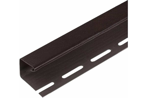 J-профиль Profbuild Коричневый 3000 мм
