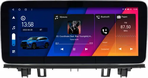 Магнитола для BMW X1 (F48) 2015-2020 - Canbox H-Line 0014 монитор 12.3" QLED в стиле MERCEDES на Android 10, Быстрая, ТОП-процессор, CarPlay, 4G SIM-слот