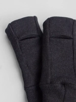 Шапка для девочки осенняя с митенками и снудом