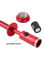 Щуп захват для предметов, магнитный гибкий с фонарем, металл, 620мм