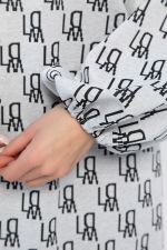 Платье Домино (светло-серое) П12763-18М LT Collection