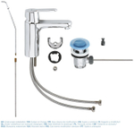 СМЕСИТЕЛЬ Д/РАКОВИНЫ GROHE GET 23454000