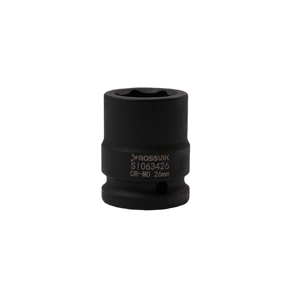 SI063426 Головка торцевая ударная 6-гранная ROSSVIK 3/4", 26мм