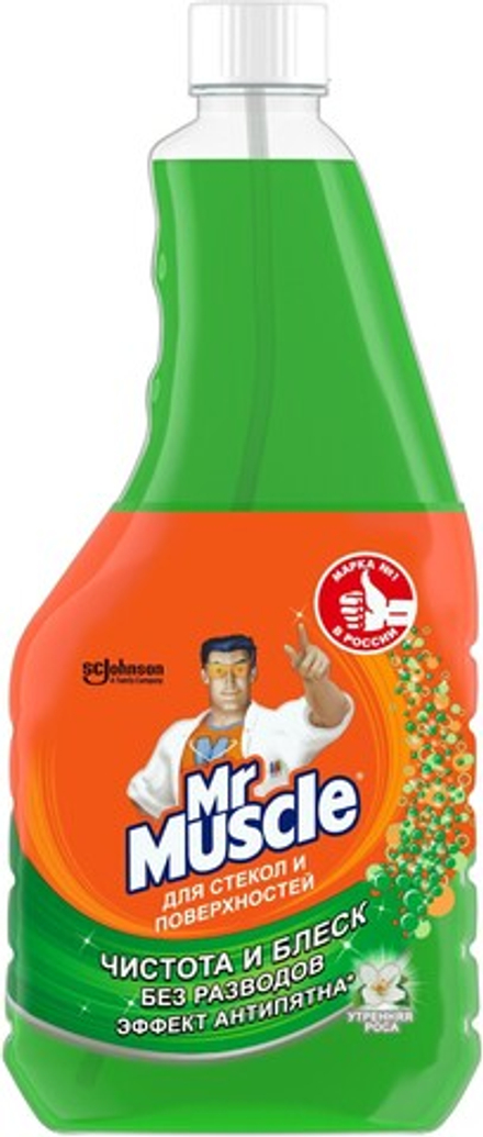 Mr. Muscle Средство для мытья стёкол После дождя сменная бутылка 530 мл