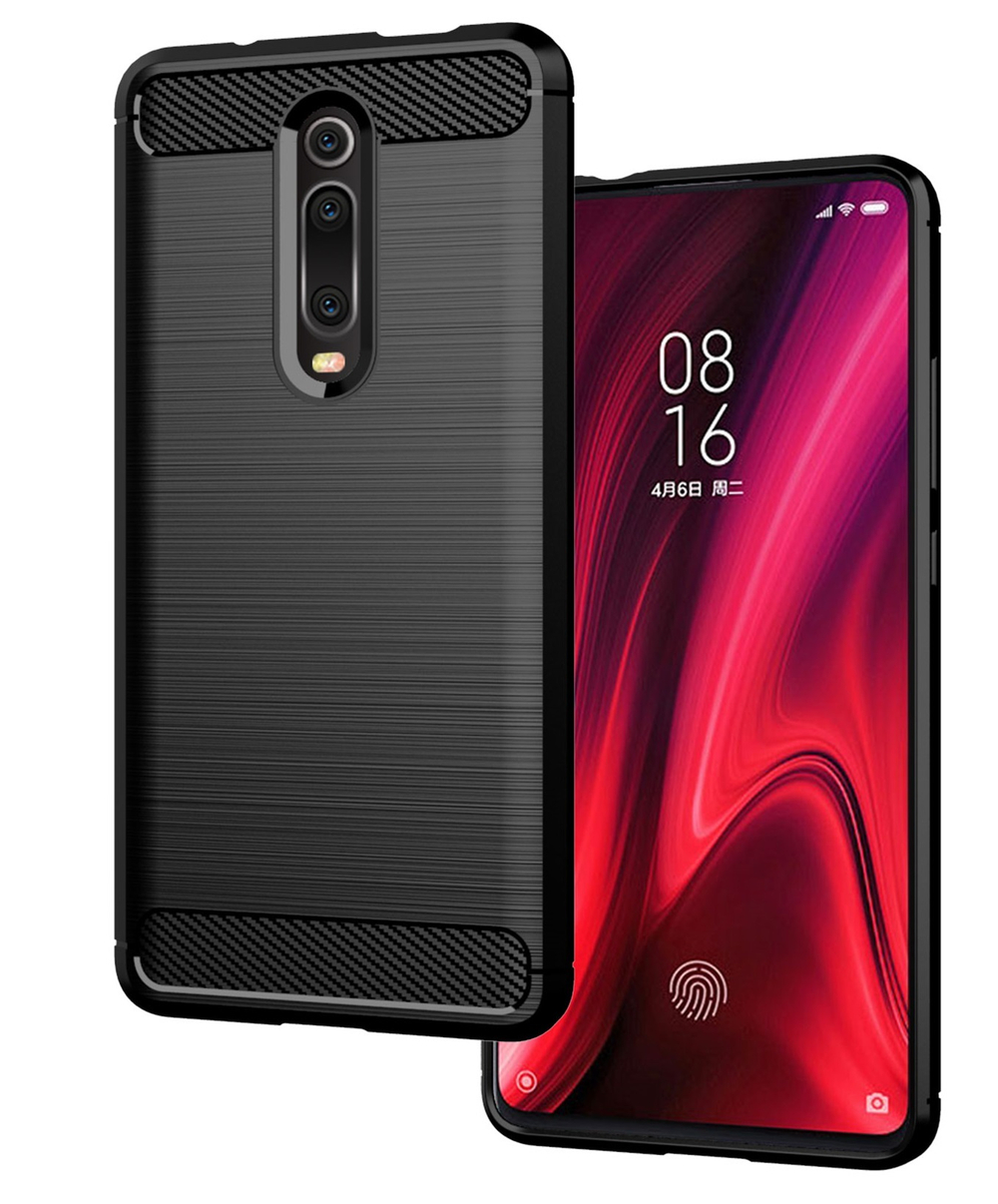 Чехол для Xiaomi Mi 9T (9T Pro, Redmi K20, K20 Pro,K20 Pro Premium) цвет Black (черный), серия Carbon от Caseport