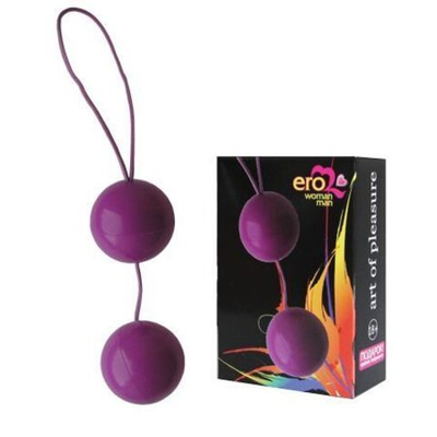 Фиолетовые вагинальные шарики Vaginal Balls (Цвет: фиолетовый)