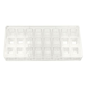 Форма для шоколада "Прямоугольник", 24 ячейки 25*19*10 мм, поликарбонат, P.L. Proff Cuisine