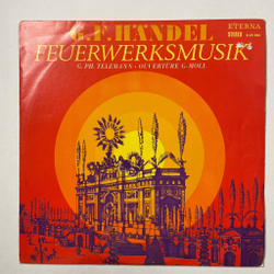 Винтажная виниловая пластинка LP G.F.Handel Гендель, G. Ph. Telemann Телеманн Feuerwerksmusik / Ouverture G moll (ГДР 1972)