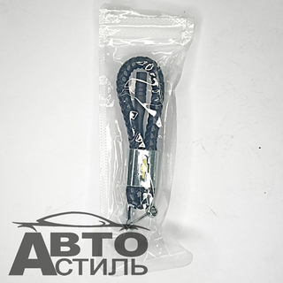 Брелок для ключей Кожа искуст ПЛЕТЕНКА  ШЕВРОЛЕТ\CHEVROLET с отверткой X103-CHV (в уп)