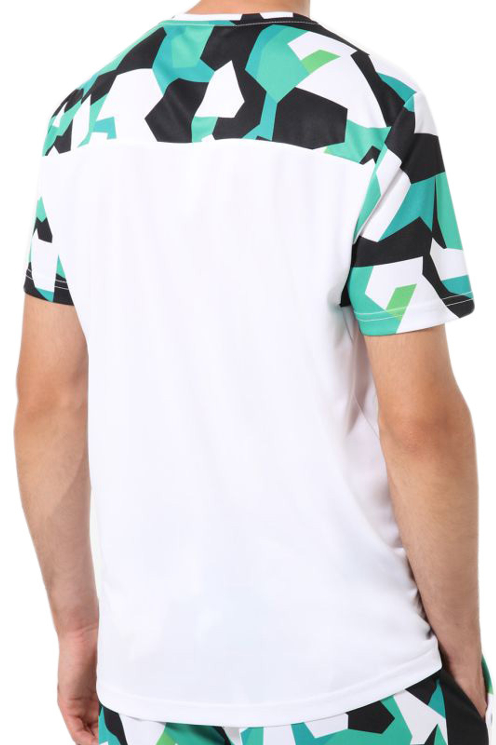 Мужская теннисная футболка Australian T-shirt Ace Camo Print - bianco/altro colore