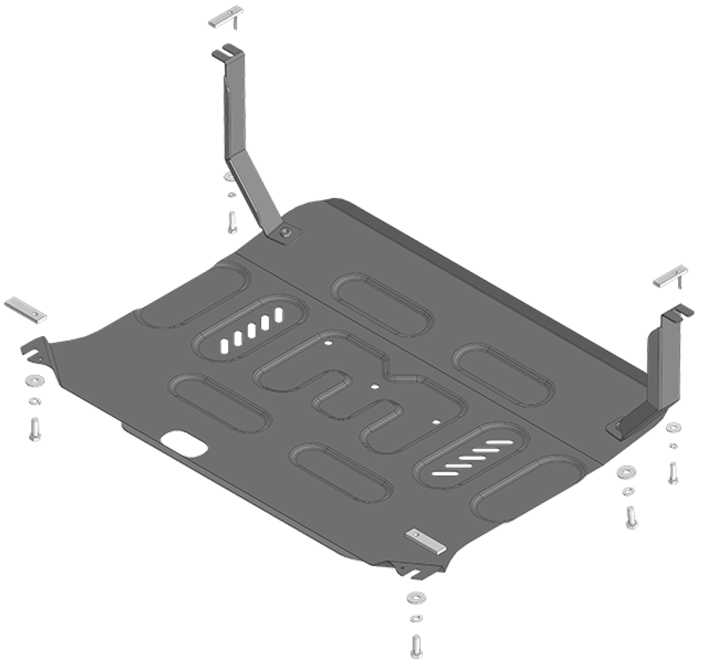 Защита двигателя и кпп для Livan S6 Pro 2023- Motodor.74702