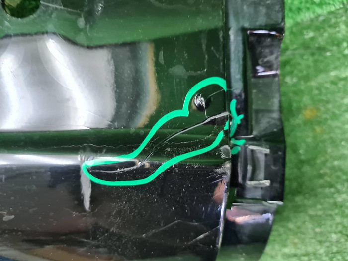 Юбка заднего бампера Lexus LX 3 (15-23) Superior