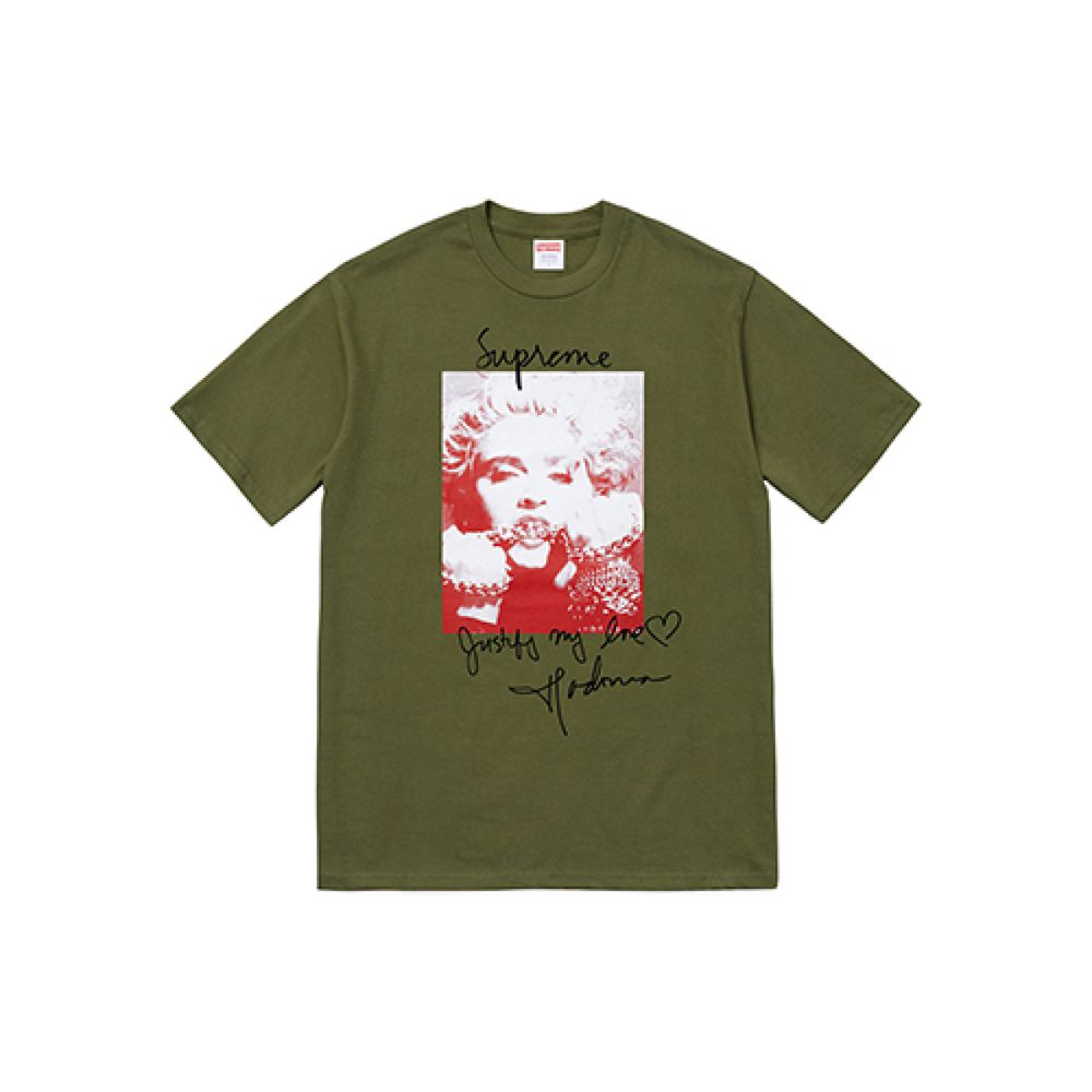 Supreme FW18 Madonna Tee Olive T