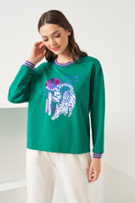 22817 Джемпер женский (зеленый)