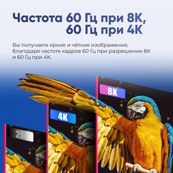 Кабель ARLogia HDMI 8K оплётка ткань 10М