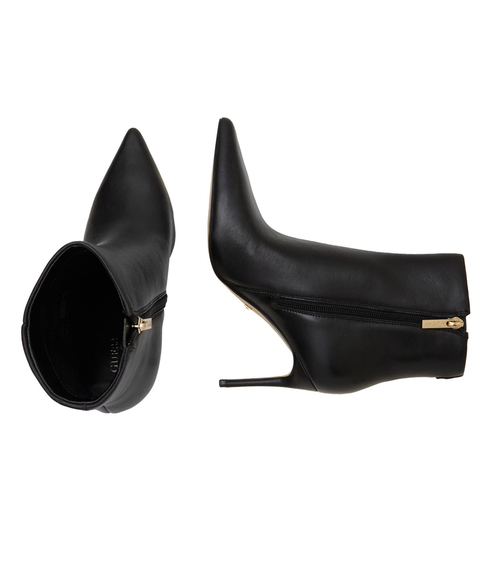 Кожаные ботильоны на шпильке Guess - черный(FL8CHE LEA10)