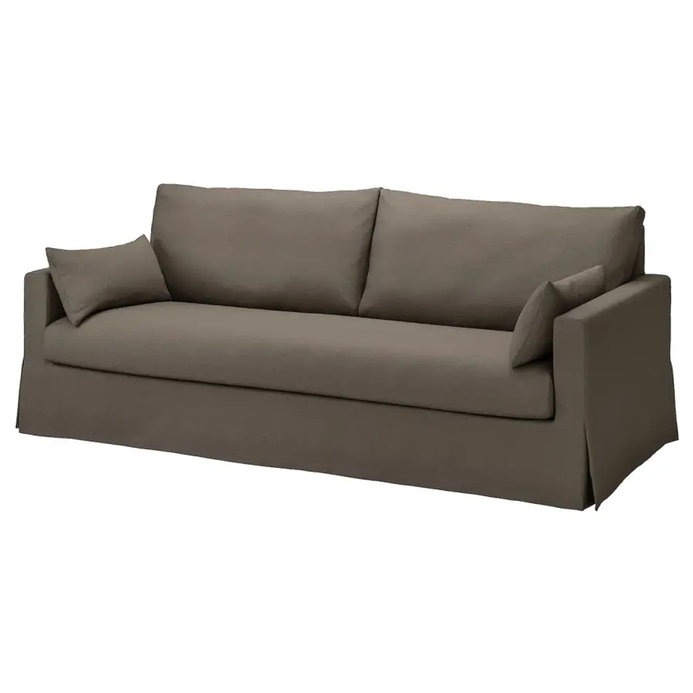 Диван 3-местный - IKEA HYLTARP/ХИЛТАРП ИКЕА, коричневый