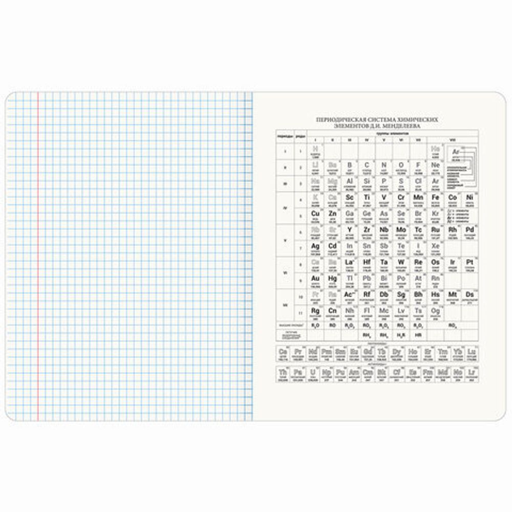 Тетрадь предметная МЕМЫ 48 л., TWIN-лак, ХИМИЯ, клетка, подсказ, BRAUBERG, 405107