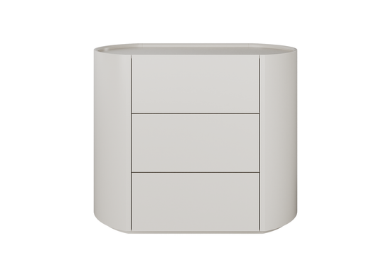 Комод Lagom 3 ящика ширина 90 см (дымка)