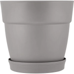 Горшок для цветов пластиковый 1,1л d-13см «Villa de Fiori» с фиксируемым поддоном, французский платан