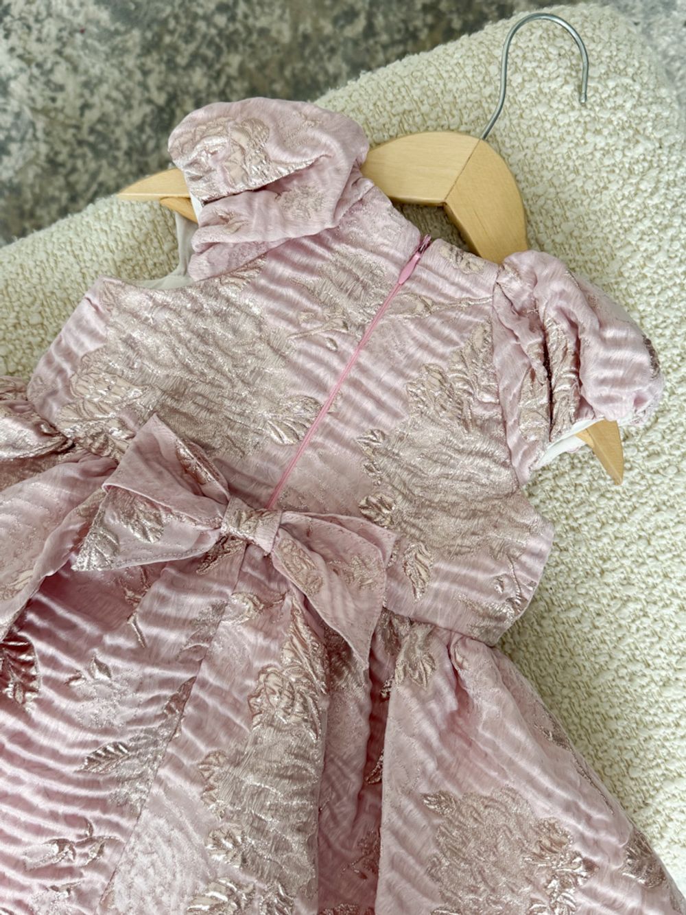 Платье David Charles и хлопковые пинетки Aletta, 74